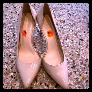 Calvin Klein nude heels 9.5